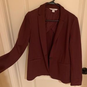 Maroon/burgundy Blazer, size Small TALL